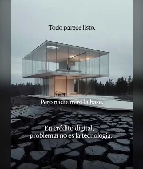 En crédito digital, el problema no es la tecnología…