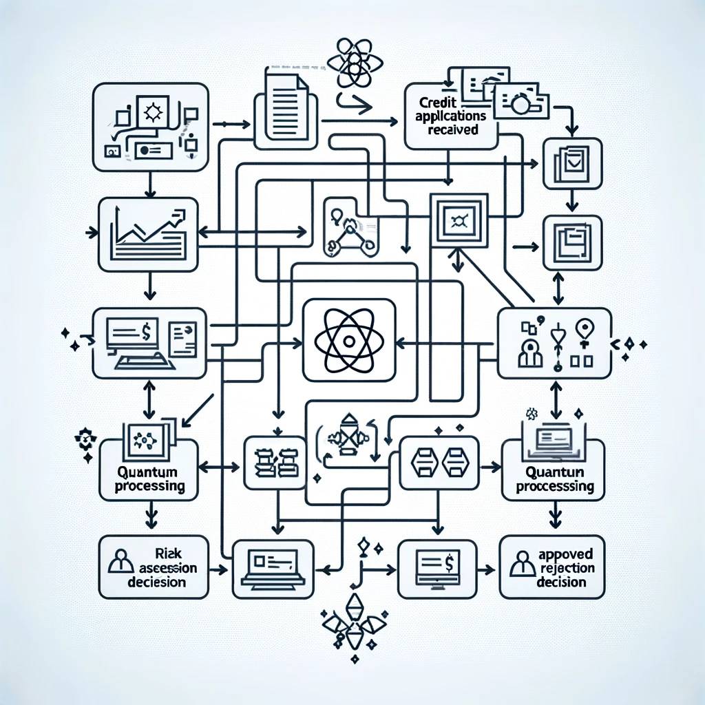 Solicitud de crédito digital con computación cuántica