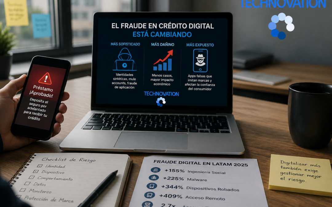 El fraude en crédito digital está cambiando.